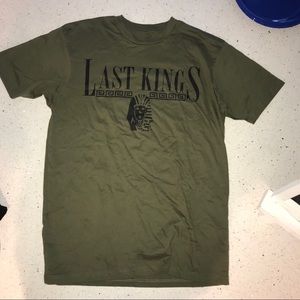 Last Kings olive green t-shirt